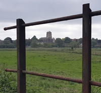 Beccles view across the marshes